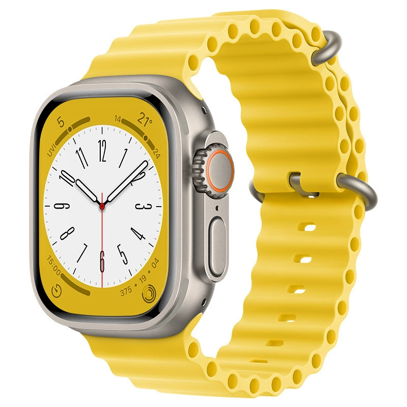 [Готовый запас и отправка в тот же день] Подходит для Apple Watch 8 Apple Ocean silikon strap Ultras8