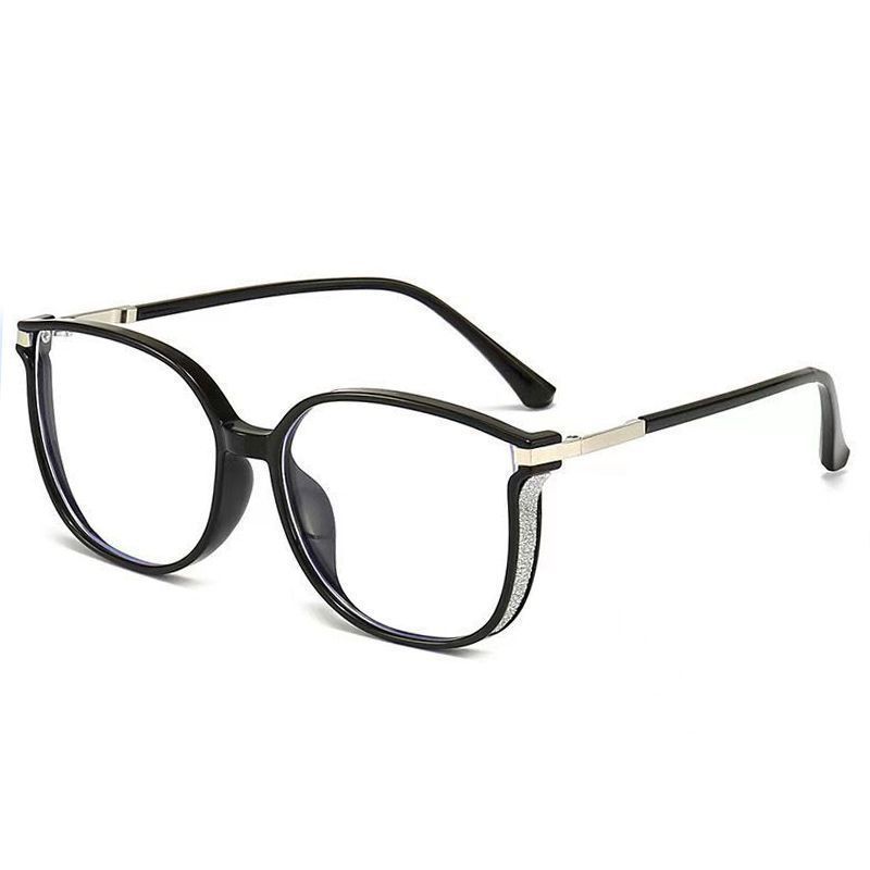 Moda versátil viejas gafas de flores red explosión anti-luz azul gran marco gafas de mujer gafas de flores elegantes de alto valor