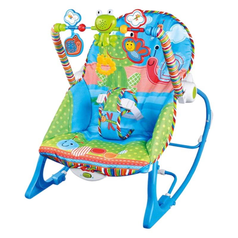 Silla Mecedora Infantil Transfronteriza YRB, Silla de Descanso para Bebés, Cuna, Silla con Música, Vibración e Inercia