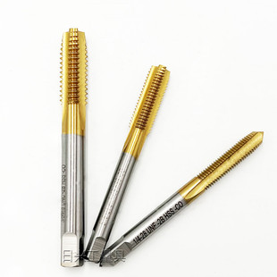 Cobalt-Containing Titanium-Plated American Machine Tap 3-48 4-40 6-32 8-32 1/8 1/4 3/8-1/2