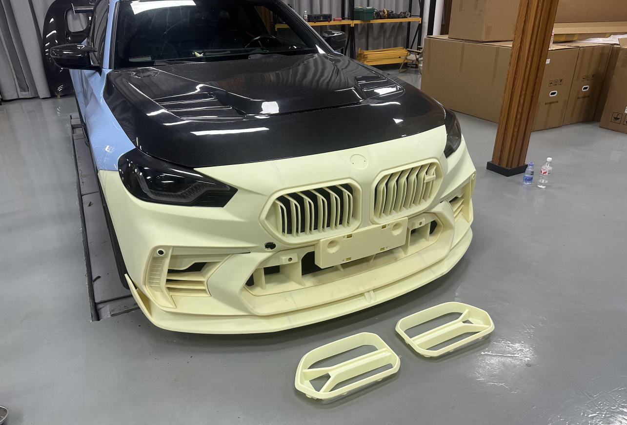 Suitable for Bmw M2 G87 Front Bumper Modification Ad Carbon Fiber Kit Front Lip Grille Body Kit