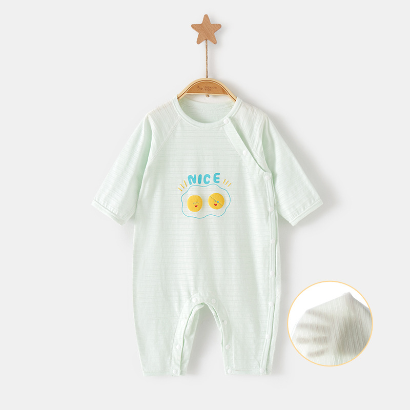 Mono de bebé traje de verano mameluco niño delgado pijamas de manga larga hombres y mujeres mameluco ropa de bebé recién nacido