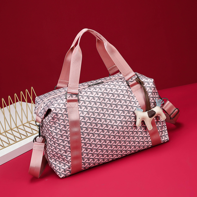 Bolsa de transporte de tela Oxford a prueba de agua, bolsa de viaje corto portátil de gran capacidad, bolsa de ocio deportiva para hombres.