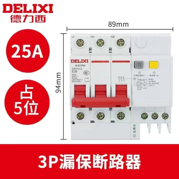 DZ47SLE 3P C 25A