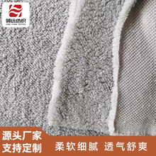 厂家供应全涤舒棉绒布 秋冬沙发床品玩具家居服布料针织毛绒面料