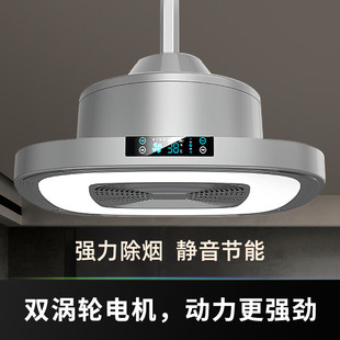 Air Purifier Lamp for Chess and Card Room, Smoking Mahjong Lamp, Smoke Exhaust, Fully Automatic Mahjong Machine, Adjustable Chandelier, Ultra-Thin