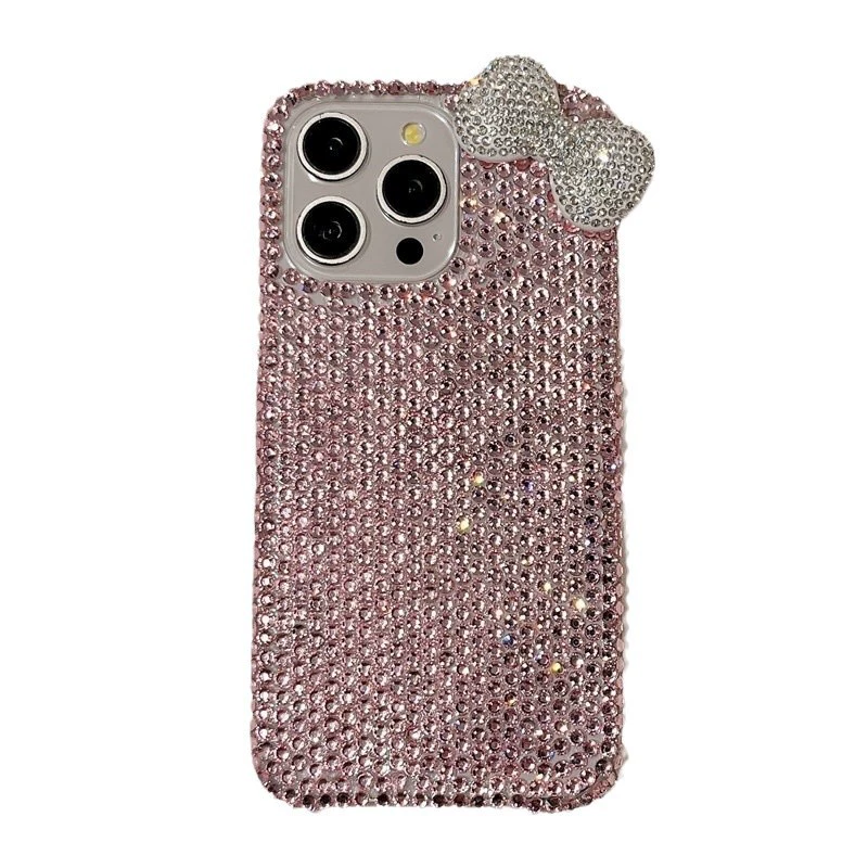Яблоко, элитный трехмерный совместимый iPhone 15 с бантом, чехол для телефона, iphone, 16promax