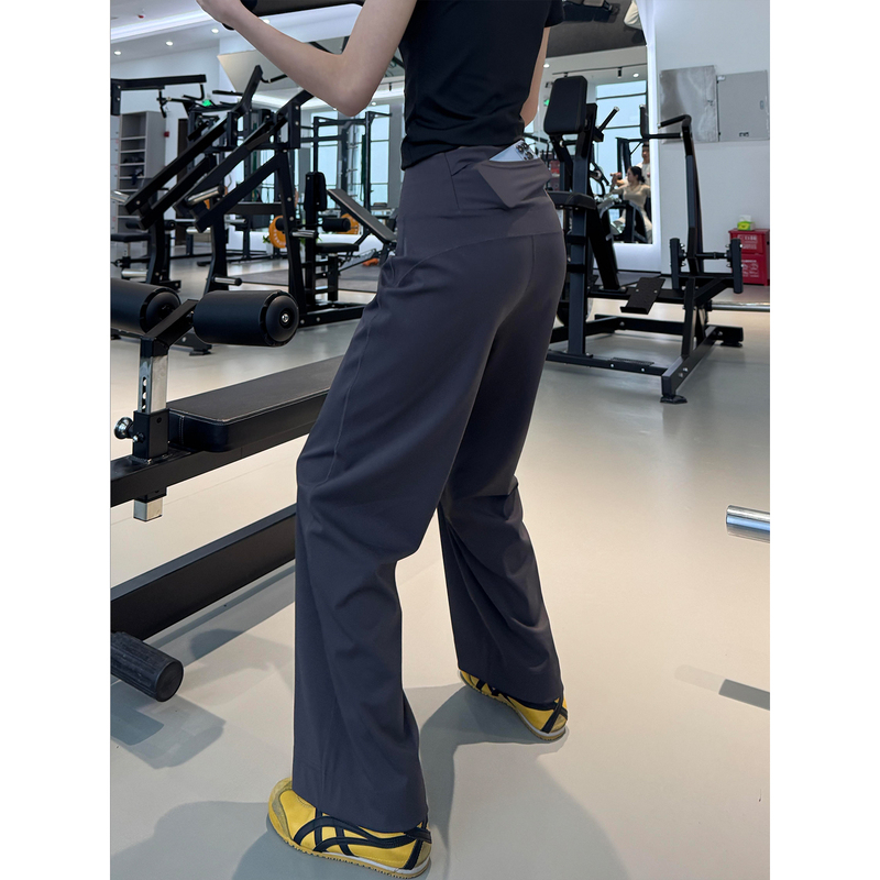 Quick-Dry Yoga Wide-Leg Pants for Women, New Loose Straight-Leg Training Pilates Fitness Casual Sports Long Pants Quick-Dry Yoga Wide-Leg Pants for Women, New Loose Straight-Leg Training Pilates Fitness Casual Sports Long Pants