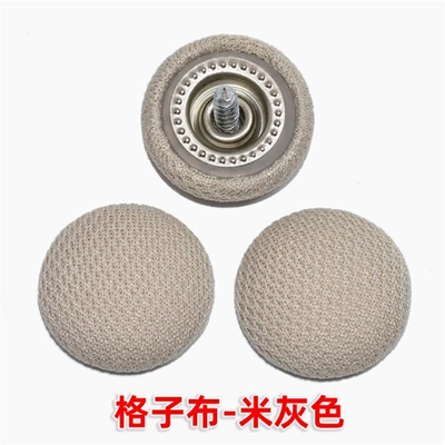 Car roof lining | Buckle Plaid Gray Plaid - 10-pieces-free-shipping-installation-tools-included-plaid-beige