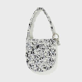 素美汇 2025新款韩系小众手提包单肩腋下包LC手工编织包包女