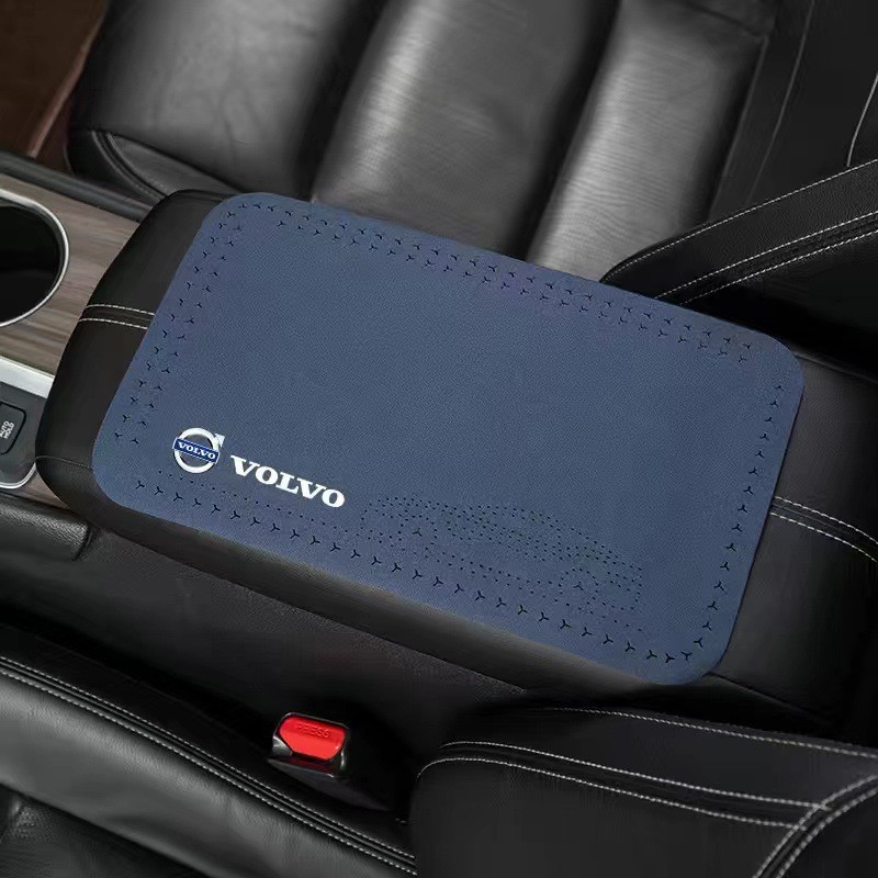 Suede Center Console | Universal Armrest box pad - 1
