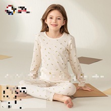 英博伦儿童内衣 女童薄款莫代尔内衣套装