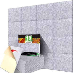 Felt Sound-Absorbing Panel Polyester Fiber Soundproof Cotton Foam Panel Insulation Silencer Insulation Wall Decoration Wholesale Noise Reduction