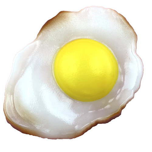 Simulation scrambled egg model Western-style sample room display props egg fried egg sunny-side up egg mold fake food toy