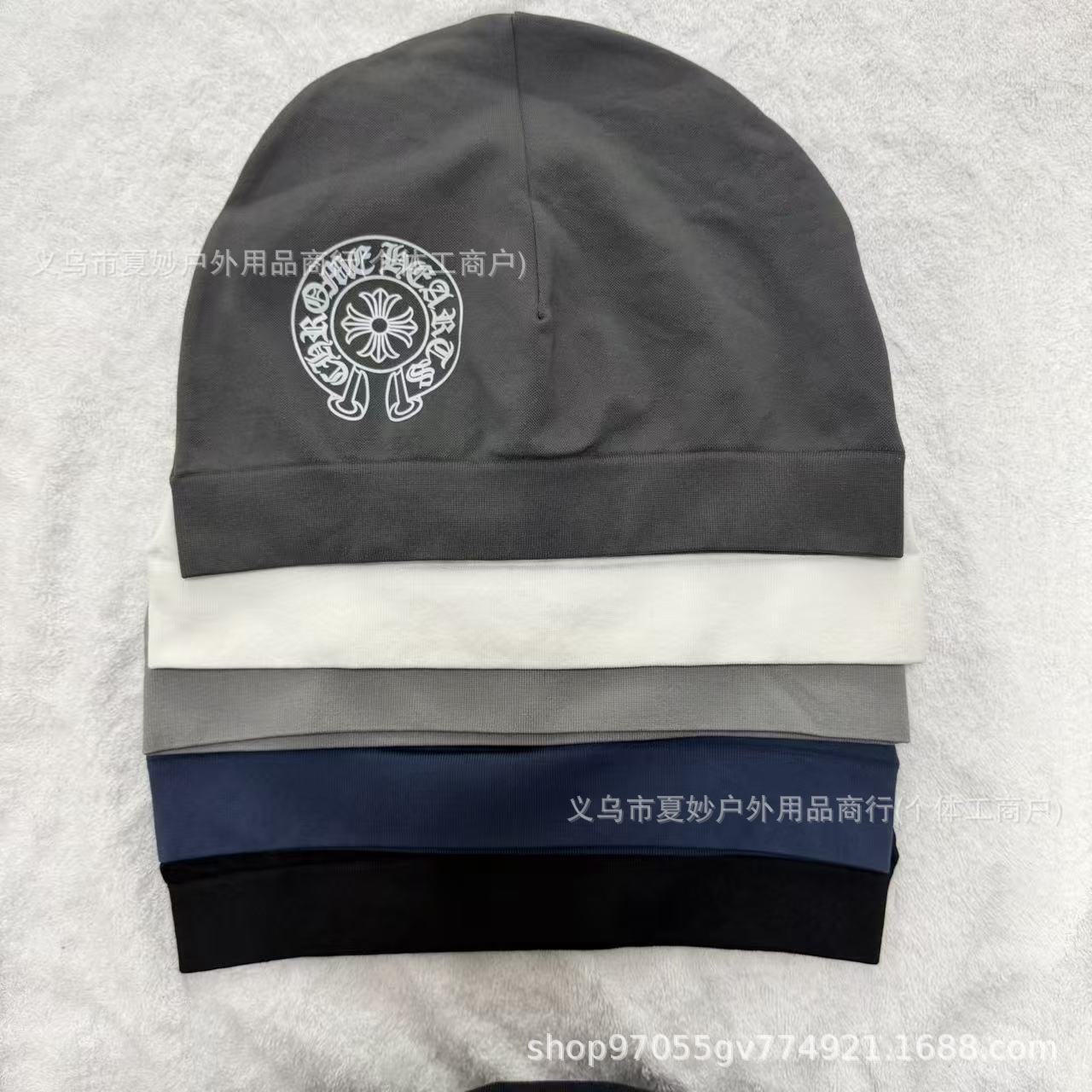 Cross-border European and American hip-hop retro pullover hat, fashionable, casual, versatile, warm hat for men and women, printed letter beanie with logo