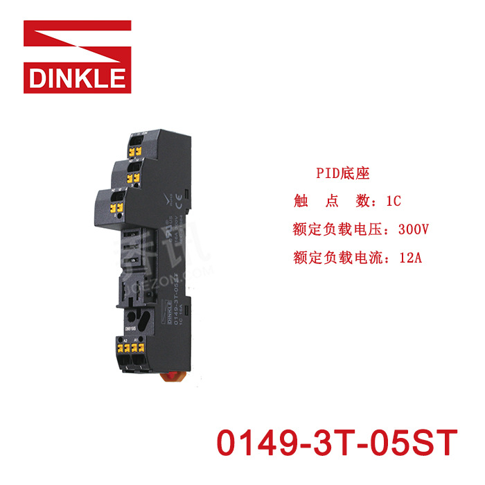 ���DINKLE Jϵ�н�����ֱ��ʽ���� �̵���,120VAC, 1C,12A���С