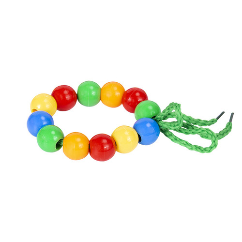 Children's beaded educational building blocks early education threading beads assembly training teaching aids kindergarten baby action toys