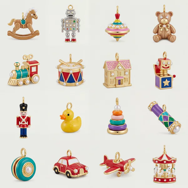 Painted Series Zircon European and American Wholesale Color-Preserving DIY Carousel Style Oil-Drip Colorful Series Cross-Border New Toys