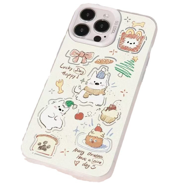 Nuevos postres japoneses y coreanos para iPhone 16 funda para teléfono móvil Apple 15promax/14 anti-caída 13pro12 lindo