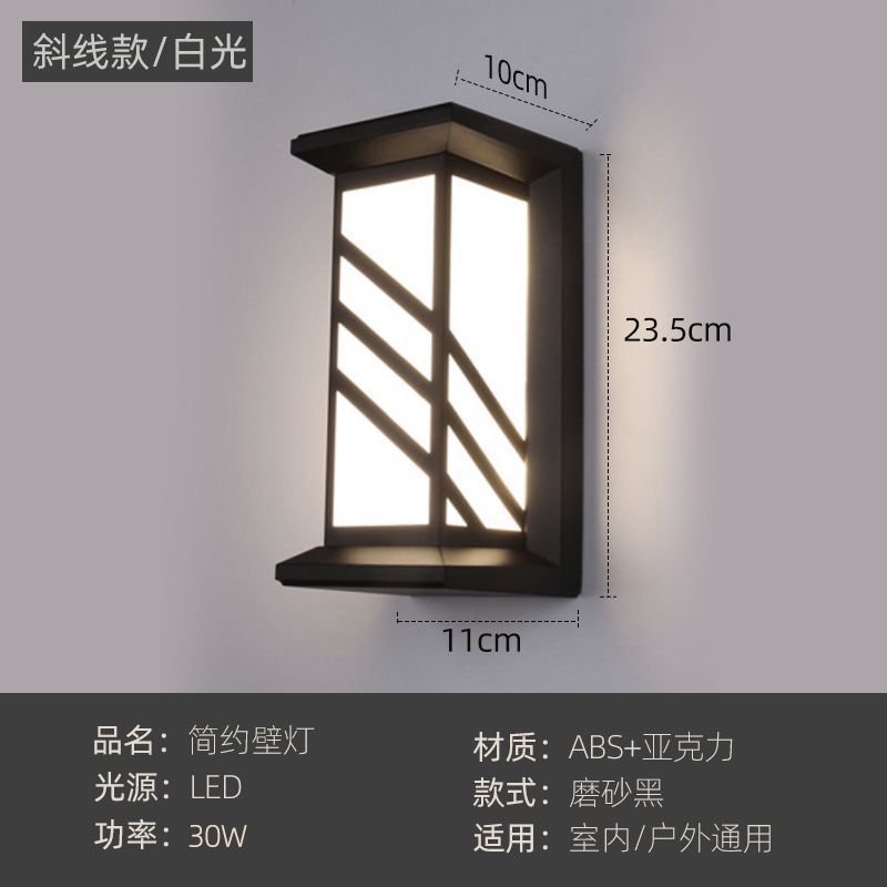 [슬래시 모델] ABS-PVC-백색광 30W