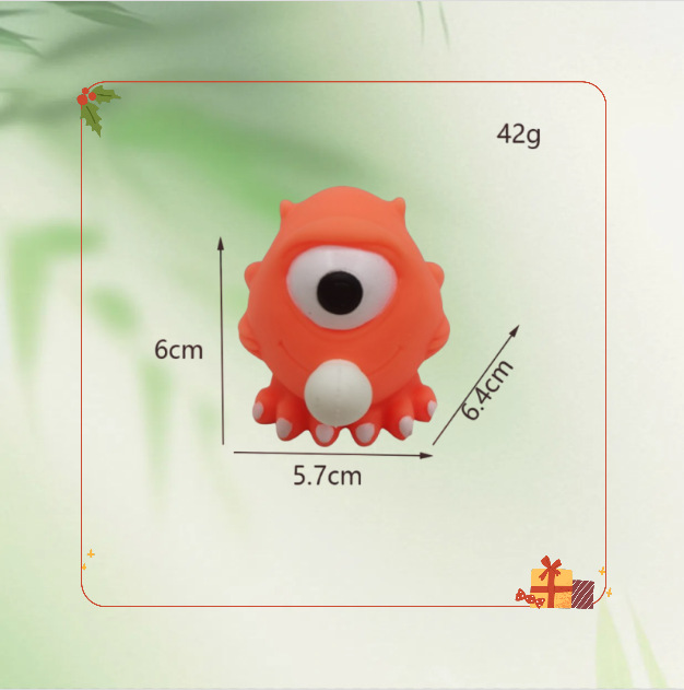 Cruzar la frontera de Navidad squeeze burbuja Santa muñeco de nieve renos vinilo ventilación pellizco música descompresión juguete