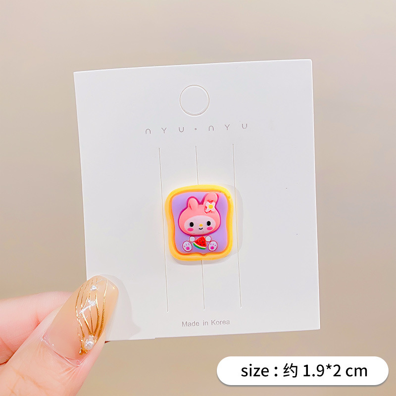 Nuevo animal tostado resina terminado accesorios de alimentos DIY crema pegamento teléfono caso diadema nuevo Sanrio material venta al por mayor