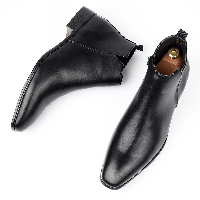 Men's Chelsea Boots Foreign Trade Small Square Men's Shoes All-match Fashion Cross-border Men's Ankle Boots Men's Chelsea Boots Foreign Trade Small Square Men's Shoes All-match Fashion Cross-border Men's Ankle Boots