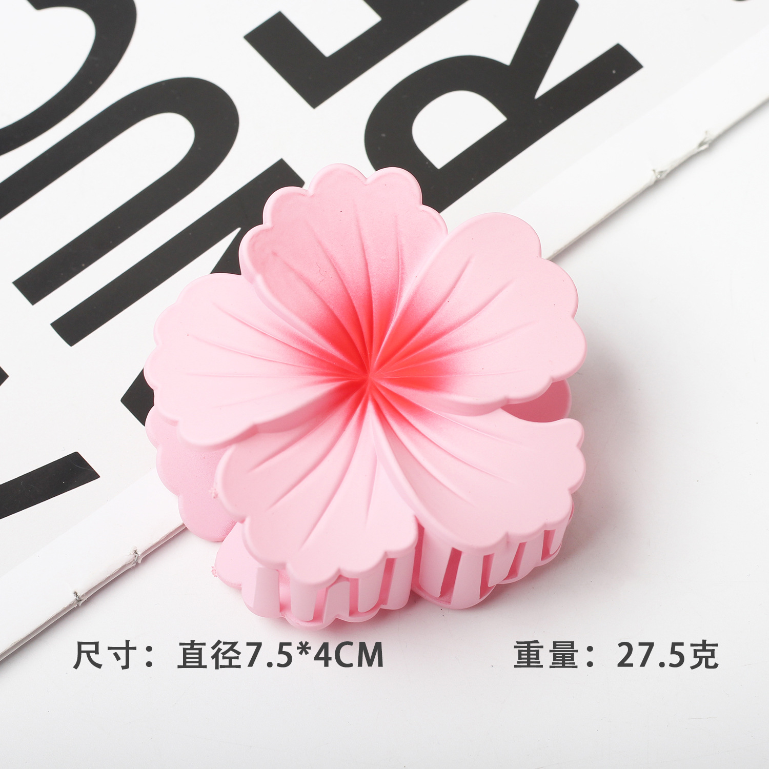 Venta caliente transfronteriza moda Mori pequeña fresca y dulce color caramelo flor enrollable pinza pinza para el cabello con sentido avanzado accesorios para el cabello