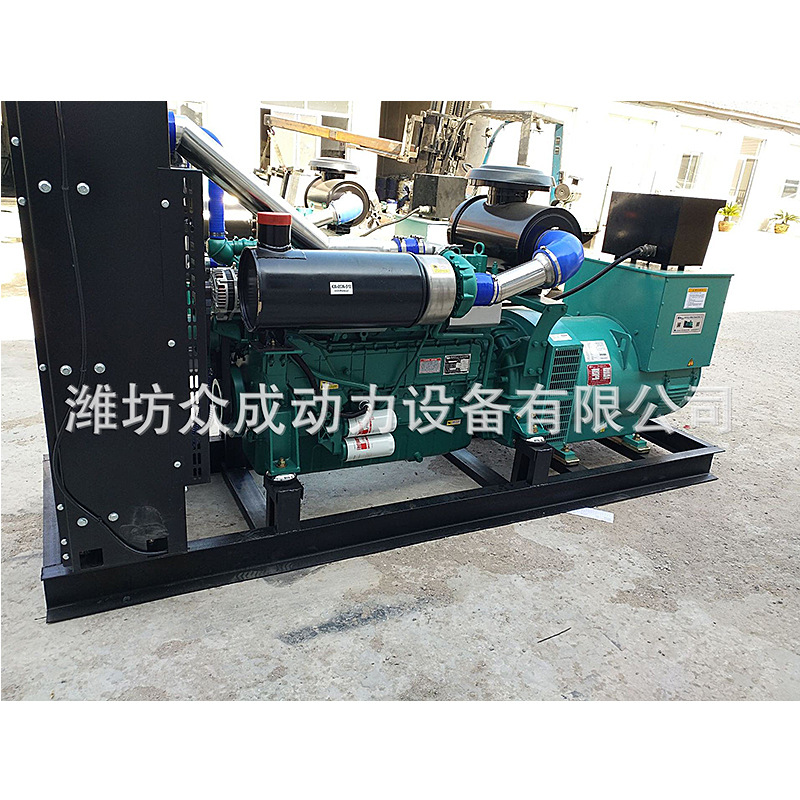 潍坊柴油发电机200KW千瓦大型发电机组纯铜无刷工厂 应急备用全新