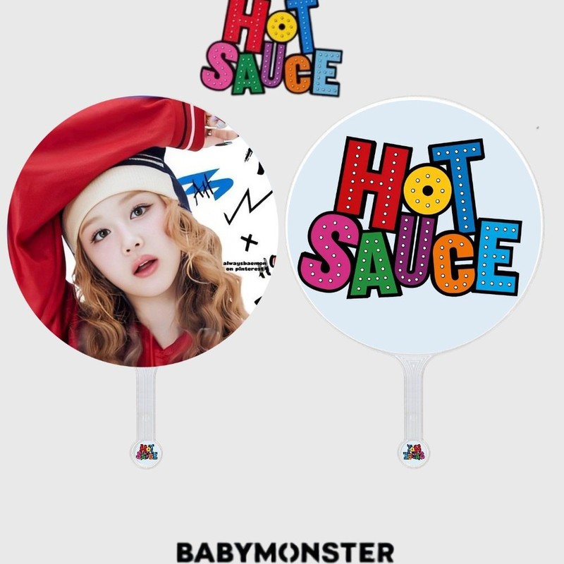 babymonster宝怪小扇王大扇王周边郑雅贤ASA明星粉丝应援DIY|undefined