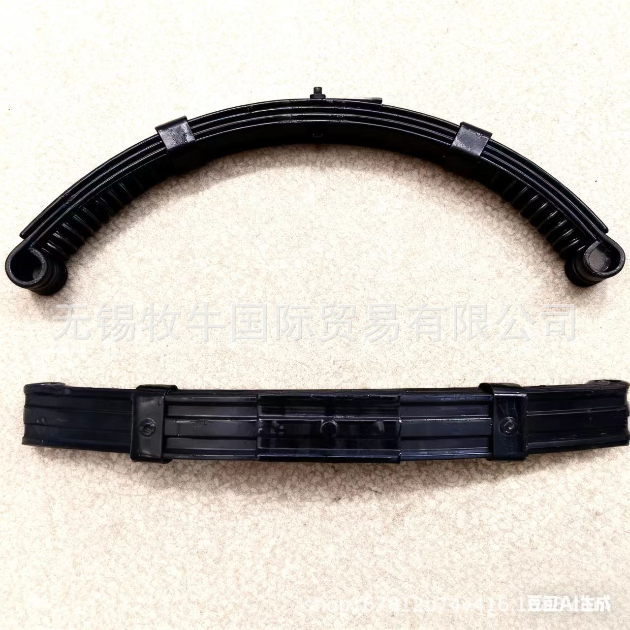 Electric Tricycle Bow-Shaped Plate with Thickened Shock-Absorbing Springs, 5 Pieces Per Pair, Suitable for Zongshen Tricycle Steel Plate Rear Axle