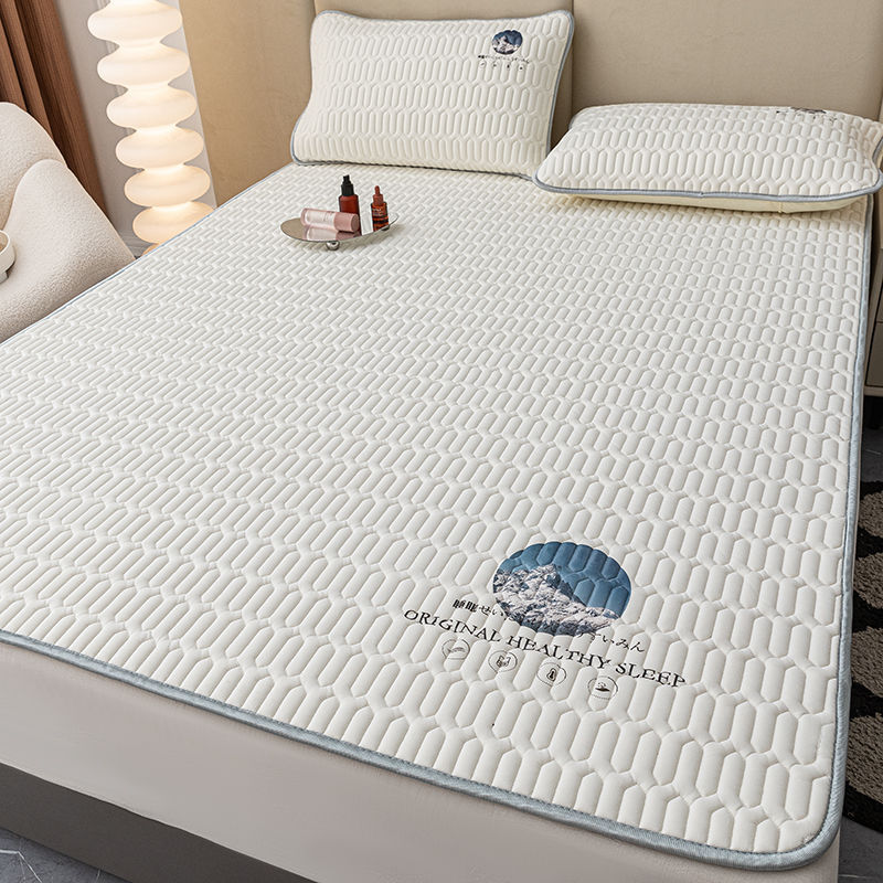 Sombrilla de cama fresca, alfombra de enfriamiento de verano para el hogar, sábana de seda de hielo de verano, sábana de cama, alfombra de aire acondicionado lavable para dormitorio