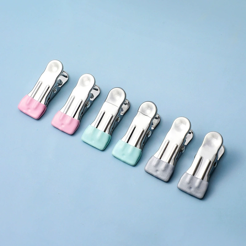 Безметные нескользящие маленькие зажимы из нержавеющей стали ветрозащитные носки полотенце зажим для домашнего использования