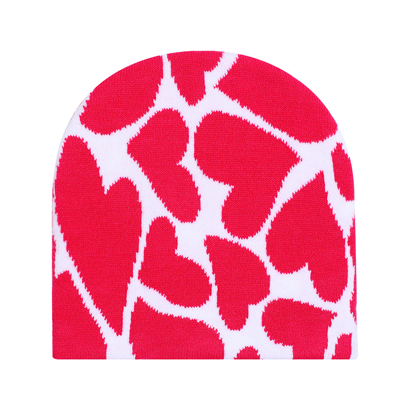 Women's Simple Style Heart Shape Eaveless Wool Cap display picture 6