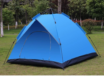 3-4 people full-automatic quick Çadırlar - blue-3-4-people