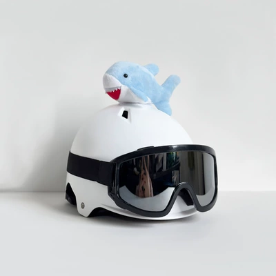 Dəbilqə (Kaska) aksesuarları | for Electric Vehicles, Ski - blue-baby-shark