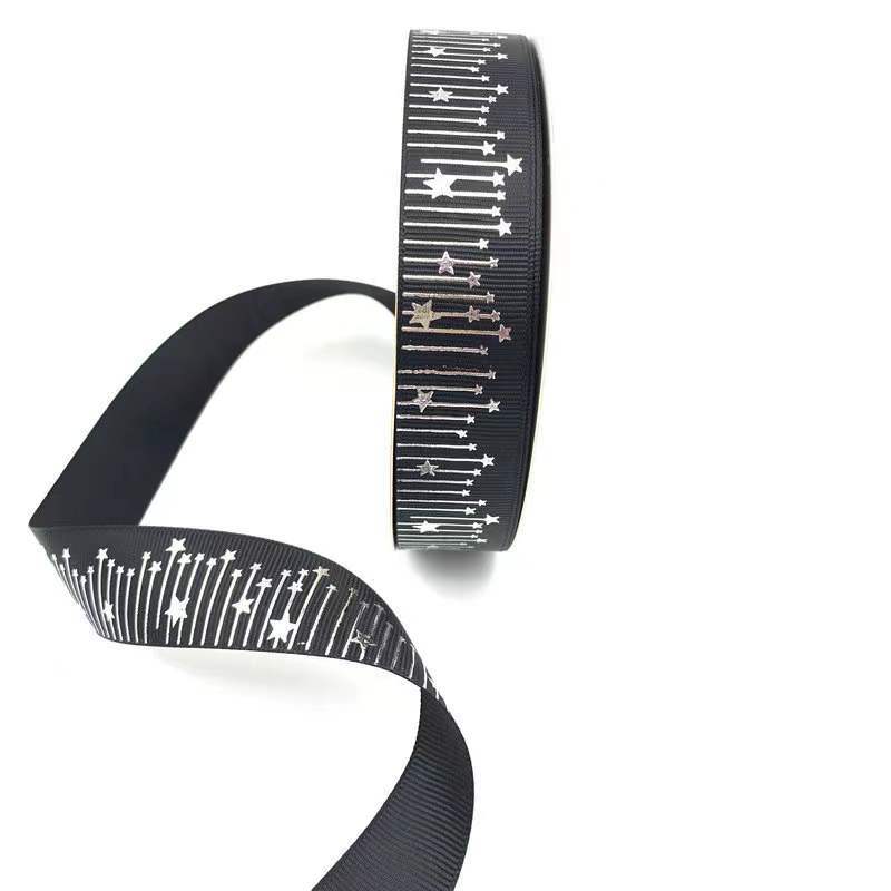 2,5 cm Meteor Hot Fix plata dorado hilo cinta bandeja de la barra cinta de la flor caja de regalo cinta de la torta en la acción