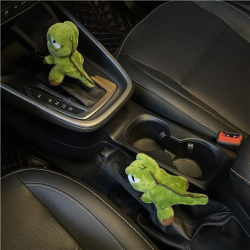 Car handbrake cover gear cover cartoon cute universal gear cover gear protection cover car interior decoration set