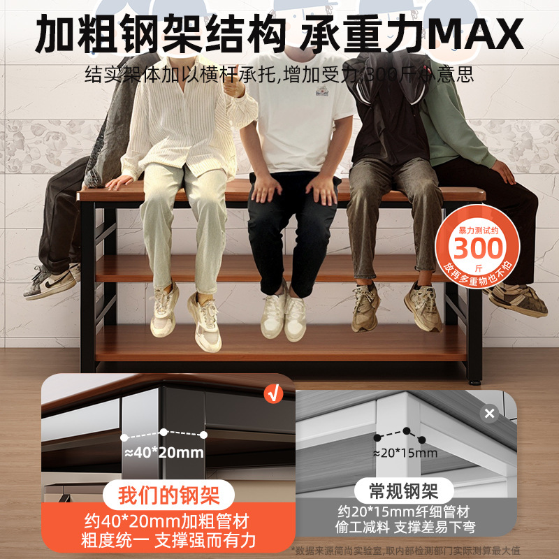 Estante de almacenamiento multifuncional de cocina mesa de corte de vegetales de piso mesa de trabajo armario de comedor multicapa estante de almacenamiento de microondas