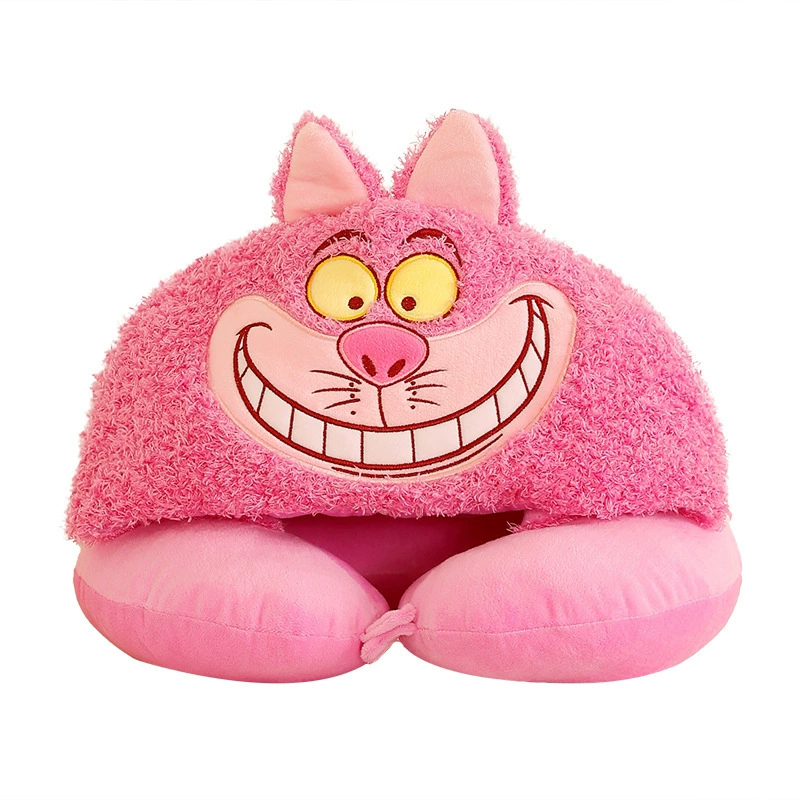 Cartoon windproof pillow for friend with hood at lunchtime for traveling