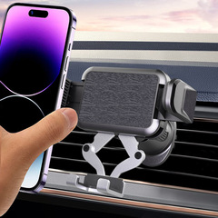 国境を越えたプライベートモデルの車用携帯電話ホルダーナビゲーションエアベントフック安定した車のエアコンポート重力ホルダー