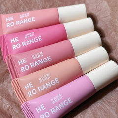 HERORANGE~Single-Color Liquid Blush Airy, Lightweight, Transparent, Highly Pigmented, Long-Lasting, Sun-Activated, Low Saturation, High Brightness