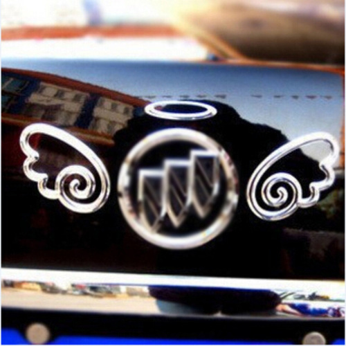 Angel Wings Car Wing Car Decal Metal Car Emblem Decal Body Decoration Sticker Cartoon Personalized Decal Soft Car Sticker