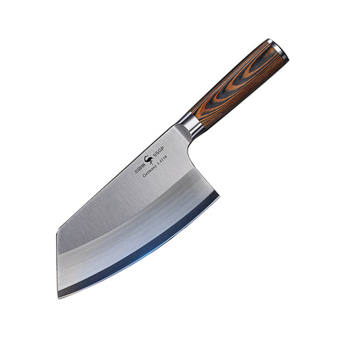 Sansi Steel Kitchen Knife Home Kitchen Vegetable and Meat Slicing Knife Chef's Knife Mulang Knife Stainless Steel Chef's Knife