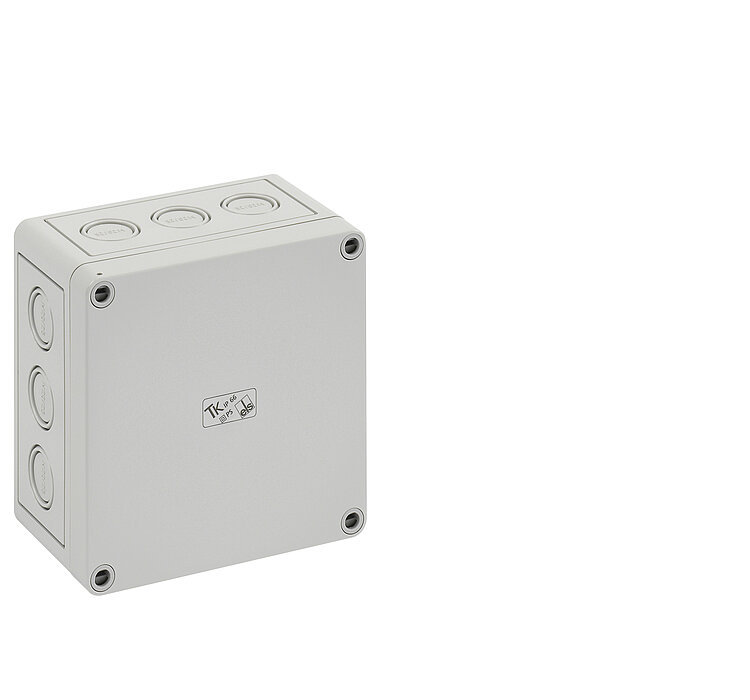 Spelsberg高防护等级接线盒， 带敲落孔外部尺寸：130*130*75MM