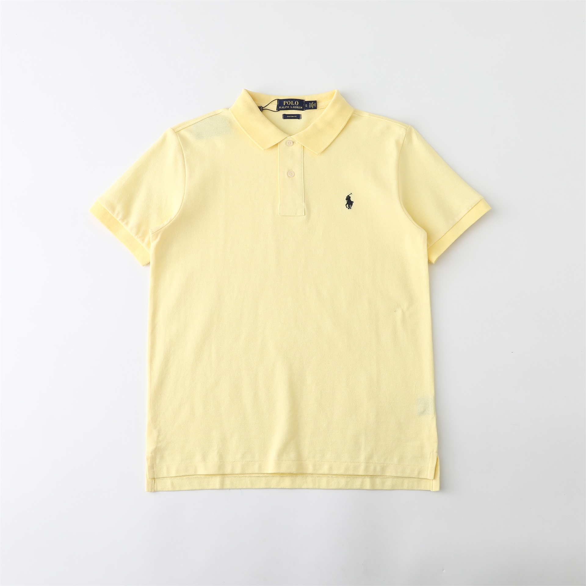 国境を越えた外国貿易供給ラフ RL 通勤カジュアル無地メンズ夏ポニーロゴ刺繍半袖ポロシャツ