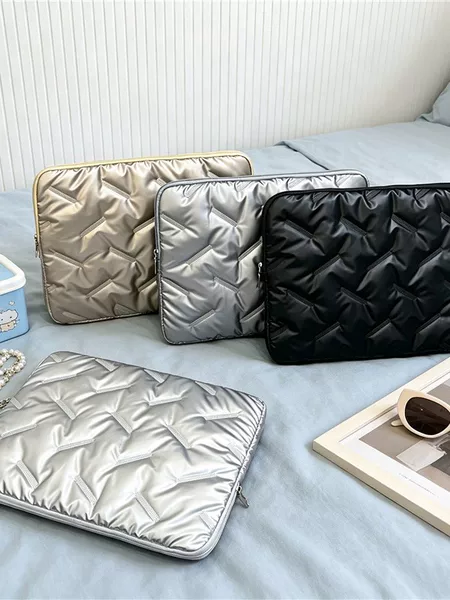 Korean Portable Ins Fashion Y2K Waterproof Computer Bag Large Capacity Super Soft Super Light 14inch Laptop Sleeve Bag