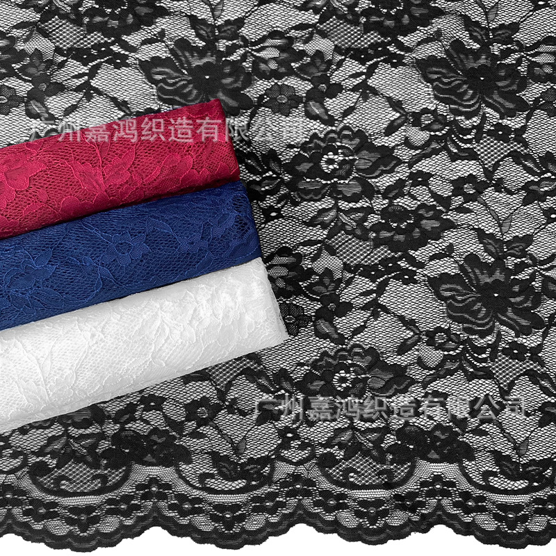2026 temperamento puro quiere elegante tela de encaje vestido de cabina de cola francesa tela