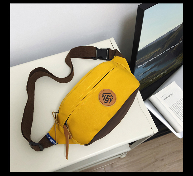 Simple and sporty trendy brand chest bags for both men and women, student waist bags, large-capacity niche single-shoulder bags, crossbody bags for women undefined