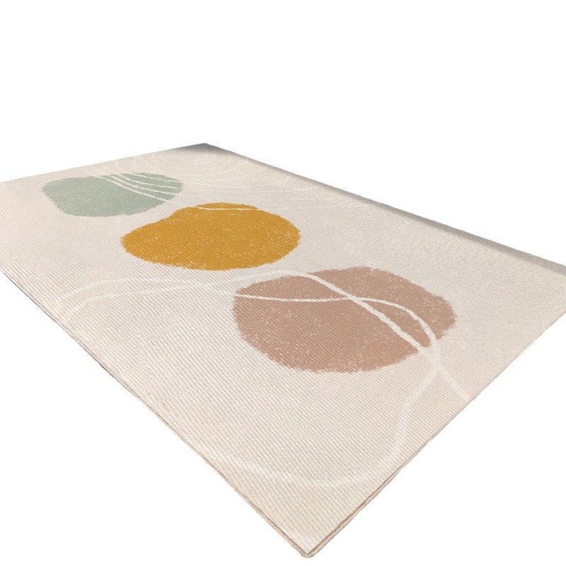 Vintage Nordischer Boho Wohnzimmer Teppich Creme Waschbar_voghion.com